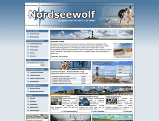 nordseewolf.de screenshot