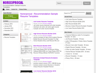 noreciprocal.com screenshot