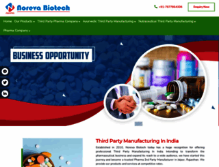 norevabiotech.net screenshot