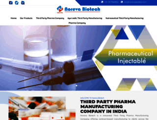 norevabiotechindia.com screenshot
