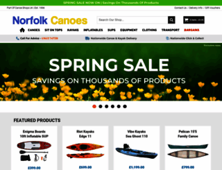 norfolk-canoes.co.uk screenshot