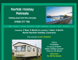 norfolk-holiday-retreats.co.uk screenshot
