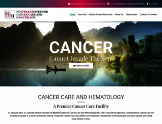 norfolkcancercenter.com screenshot