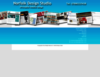 norfolkdesignstudio.co.uk screenshot