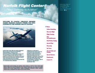 norfolkflightcenter.com screenshot