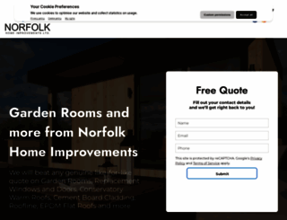 norfolkhomeimprovements.co.uk screenshot