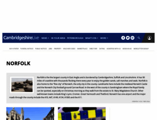 norfolklive.co.uk screenshot