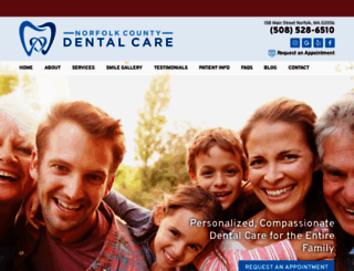norfolkmadentistry.com screenshot