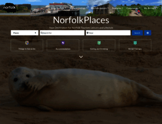 norfolkplaces.co.uk screenshot