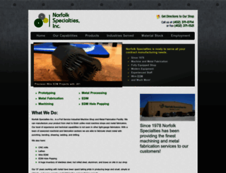 norfolkspecialties.com screenshot