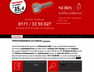 noris-schluesseldienst.de screenshot