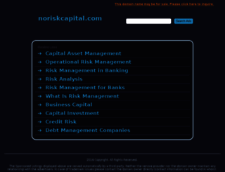 noriskcapital.com screenshot