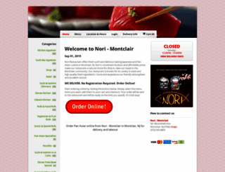 norisushimontclair.com screenshot