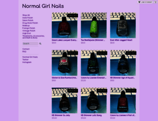 normalgirlnails.storenvy.com screenshot