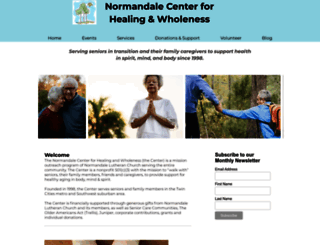 normandalecenter.org screenshot
