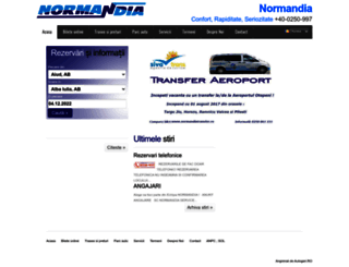 normandia.autogari.ro screenshot