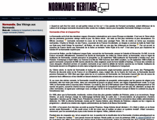 normandie-heritage.com screenshot