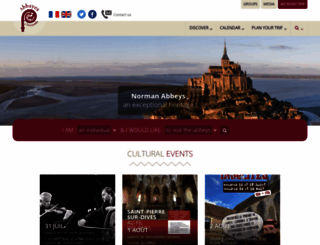 normandy-abbeys.com screenshot