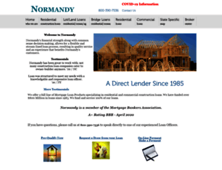 normandy.com screenshot