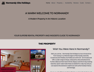 normandygiteholidays.com screenshot