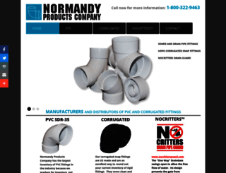 normandyproducts.com screenshot