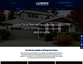 normangaragedoor.com screenshot