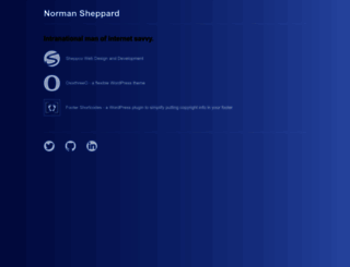 normansheppard.com screenshot