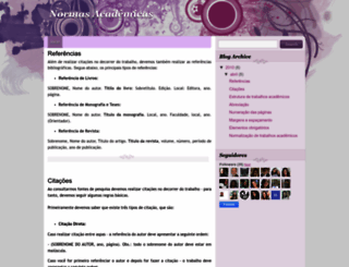 normasacademicasonline.blogspot.com.br screenshot