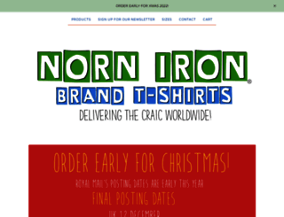 nornirontshirts.com screenshot