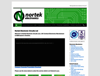 nortek.co.uk screenshot
