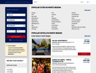 norteportugal-hotels.com screenshot