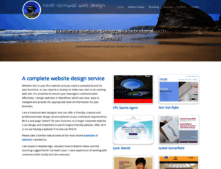 north-cornwall-web-design.co.uk screenshot
