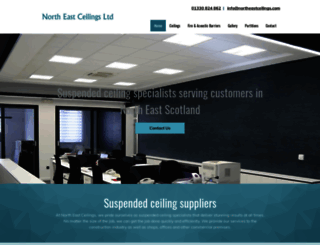 north-east-ceilings.co.uk screenshot