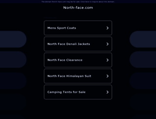 north-face.com screenshot