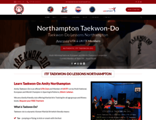 northampton-taekwondo.co.uk screenshot