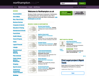 northampton.co.uk screenshot