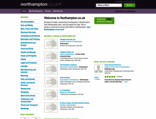 northampton.co.uk screenshot