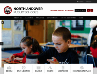 northandoverpublicschools.com screenshot