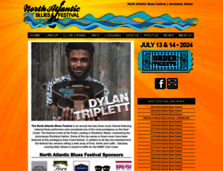 northatlanticbluesfestival.com screenshot