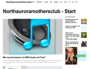 northauroramothersclub.org screenshot