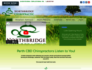 northbridgechiro.com.au screenshot