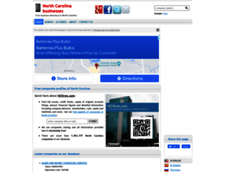 northcarolina-companies.com screenshot