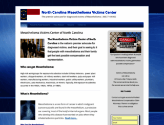 northcarolina.mesotheliomavictimscenter.com screenshot
