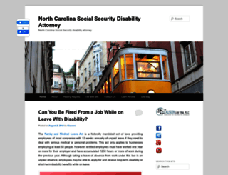 northcarolinasocialsecuritydisabilityattorney.com screenshot