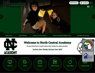 northcentralacademy.net screenshot