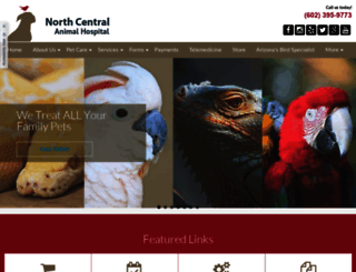 northcentralanimalhospital.com screenshot
