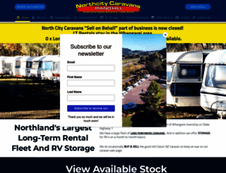 northcitycaravans.co.nz screenshot