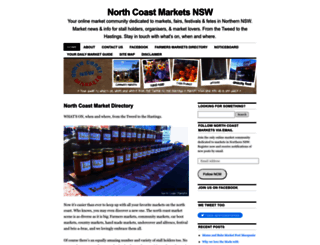 northcoastmarkets.wordpress.com screenshot