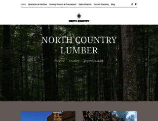 northcountrylumber.com screenshot