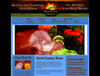 northcountrymeats.com screenshot